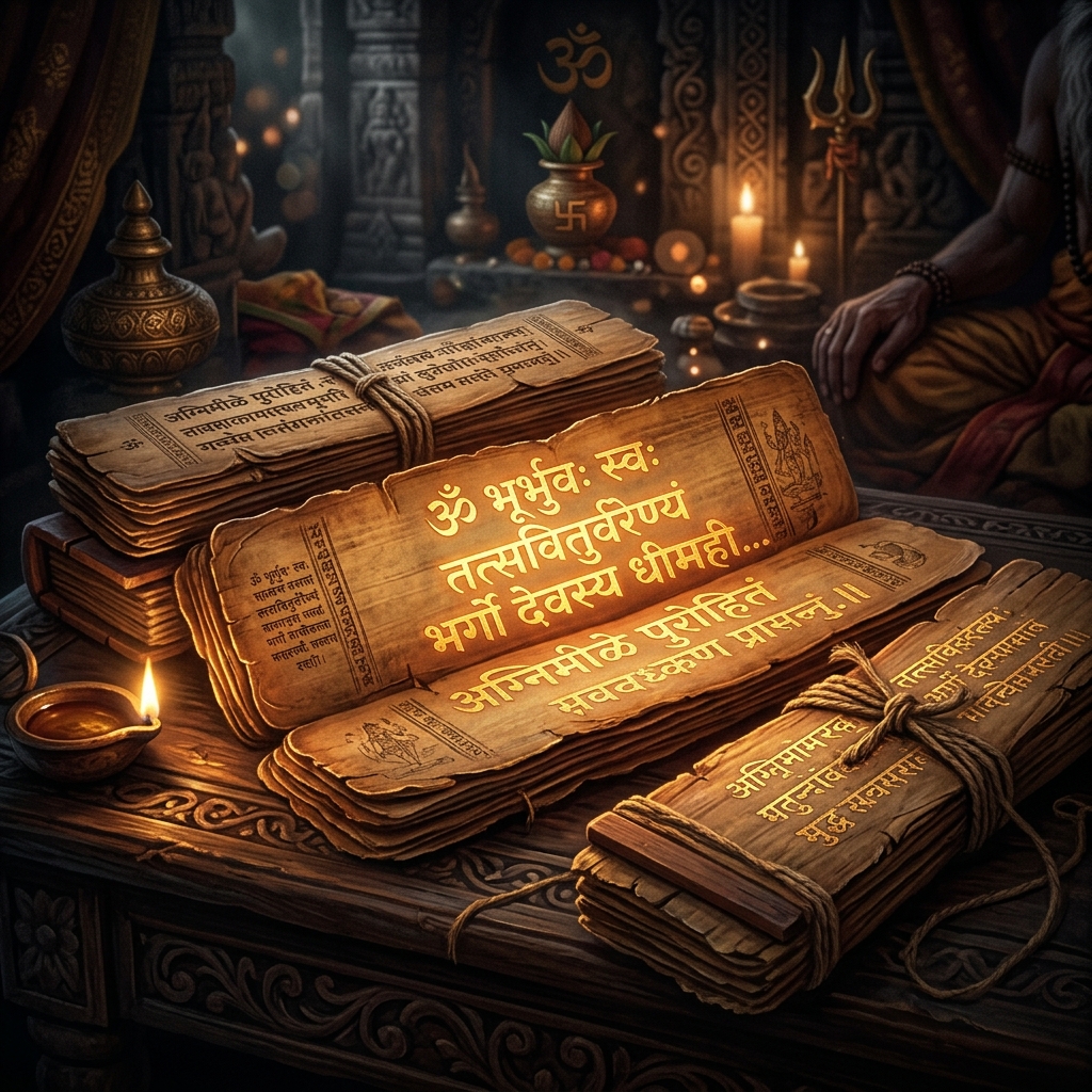 Visual representation of ancient Indian manuscripts and knowledge