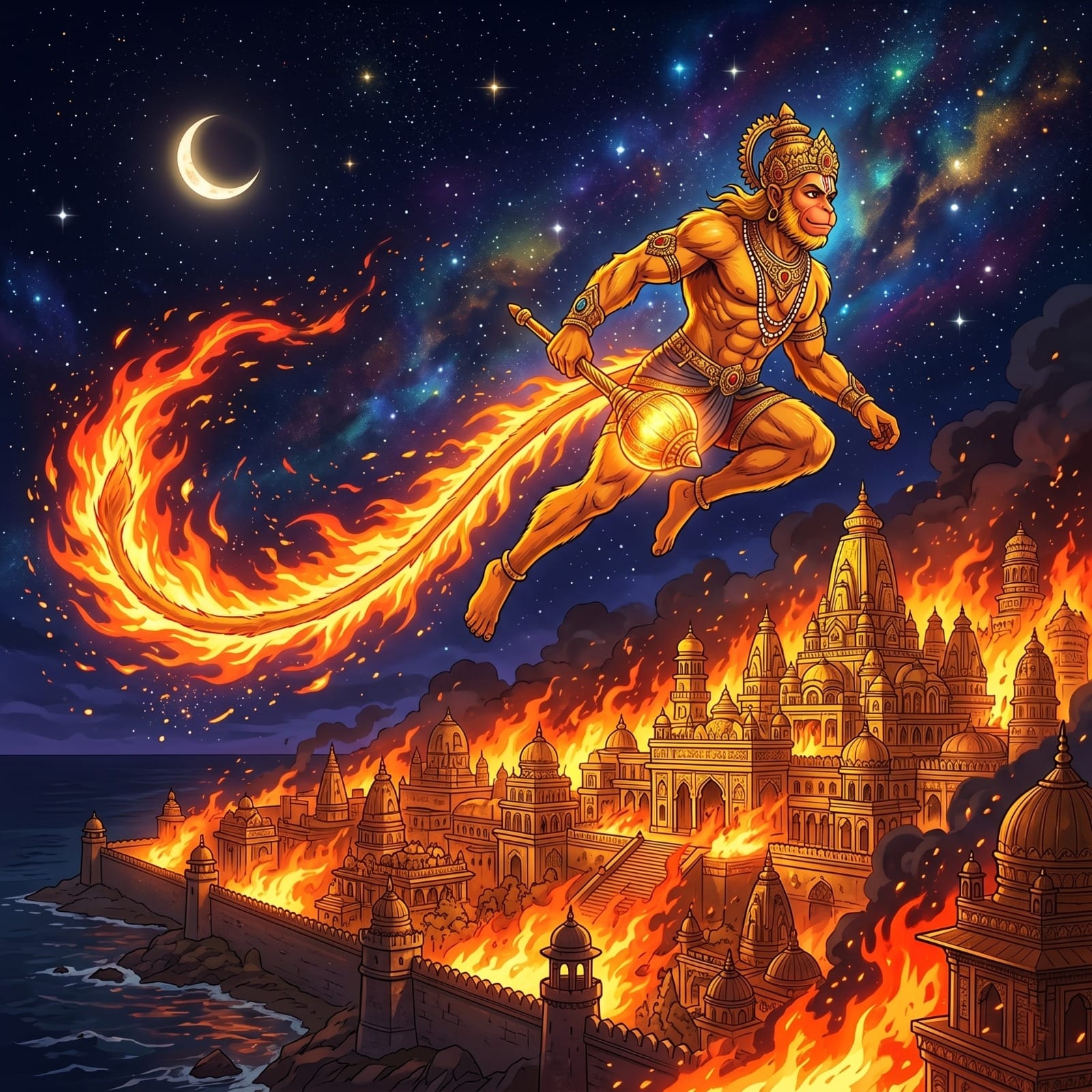 Burning of Lanka